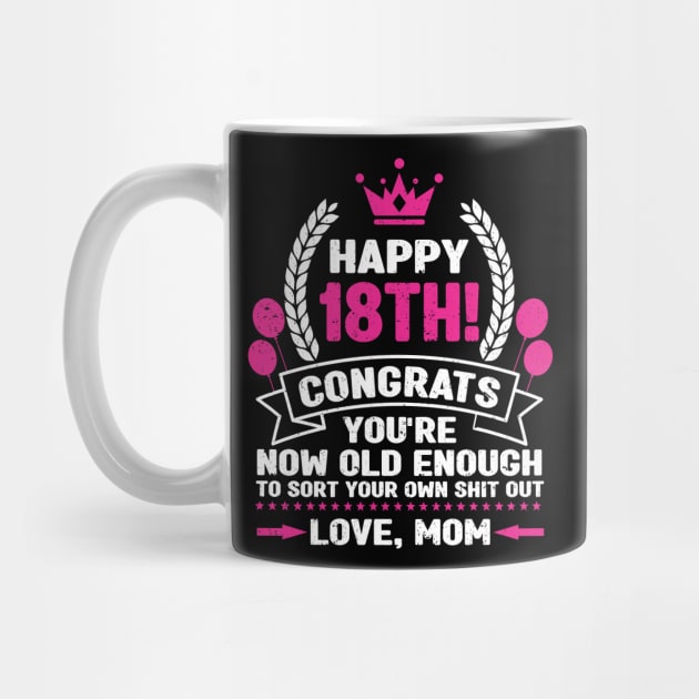 Legally Adult 18 Birthday Happy 18th Birthday by IngeniousMerch